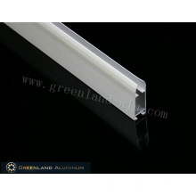 Powder Coated White Roller Blind Bottom Rail in Aluminum